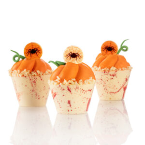 Spider from chocolate for Halloween