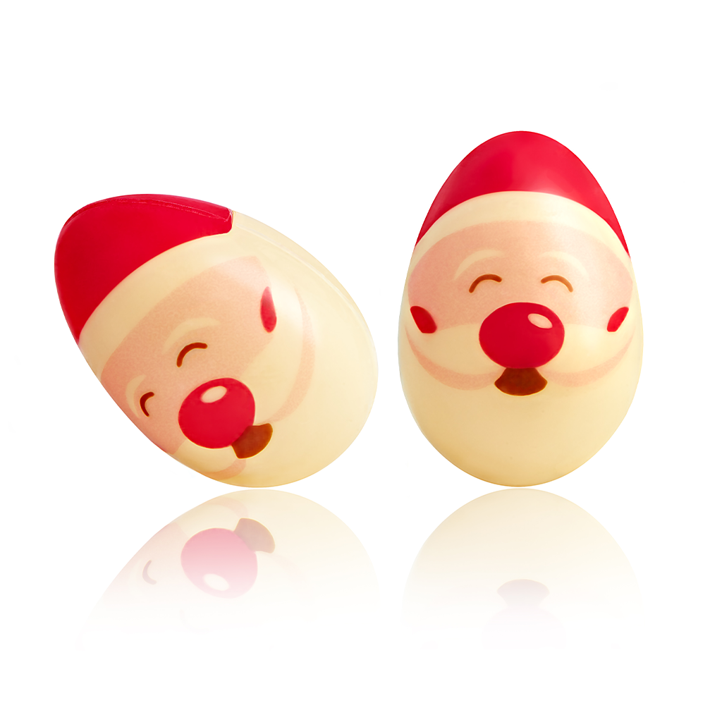 Santa 3D from chocolate