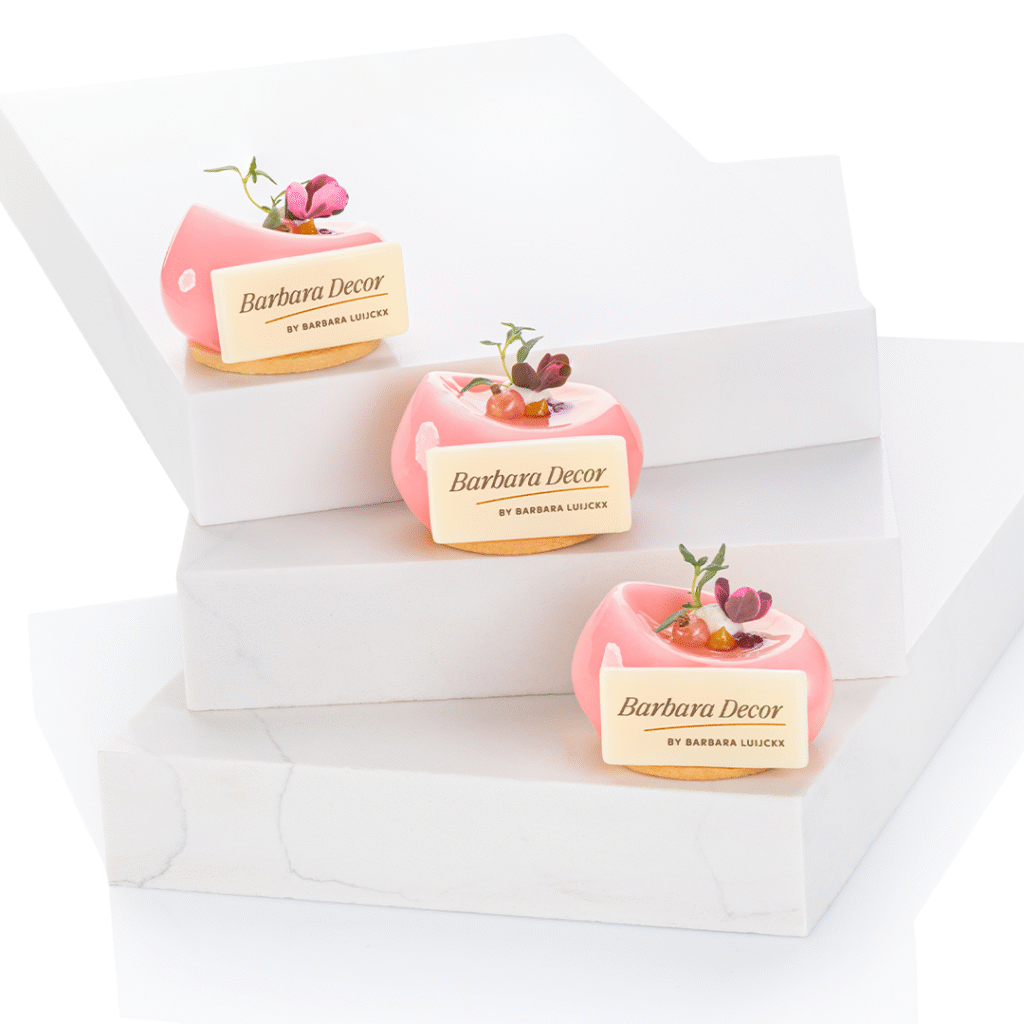 Company logo at the chocolate bar