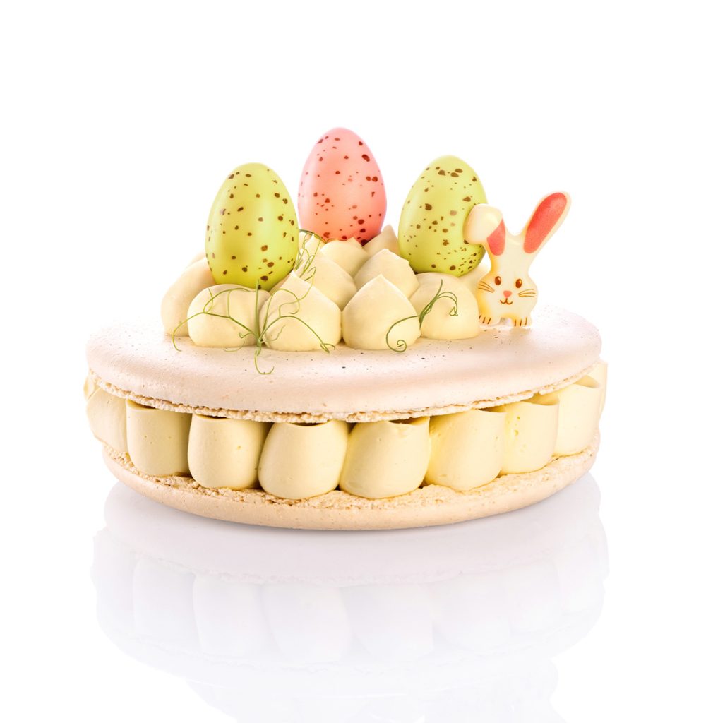 Macaron cake – Fraisier for Easter