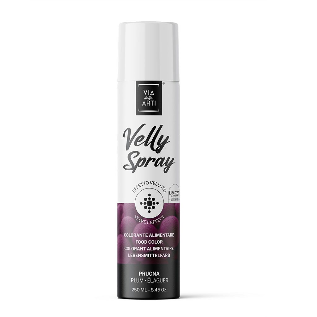 PLUM VELLY SPRAY zamsz w sprayu zielony do dekoracji tortów i deserów