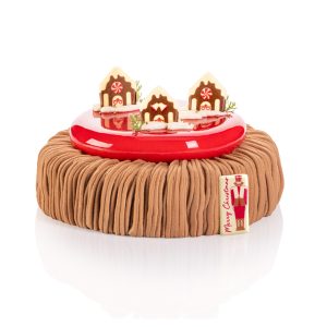 Christmas houses cake.