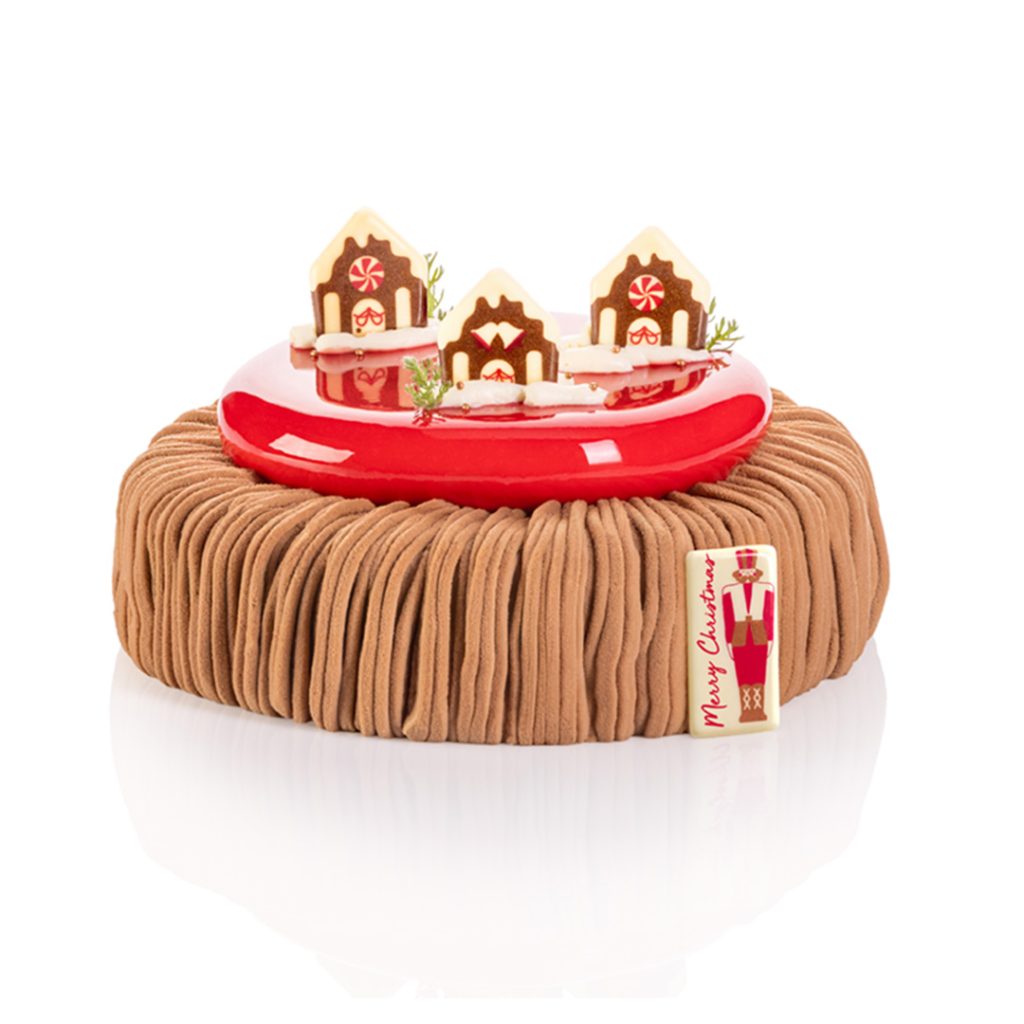 Christmas Houses cake