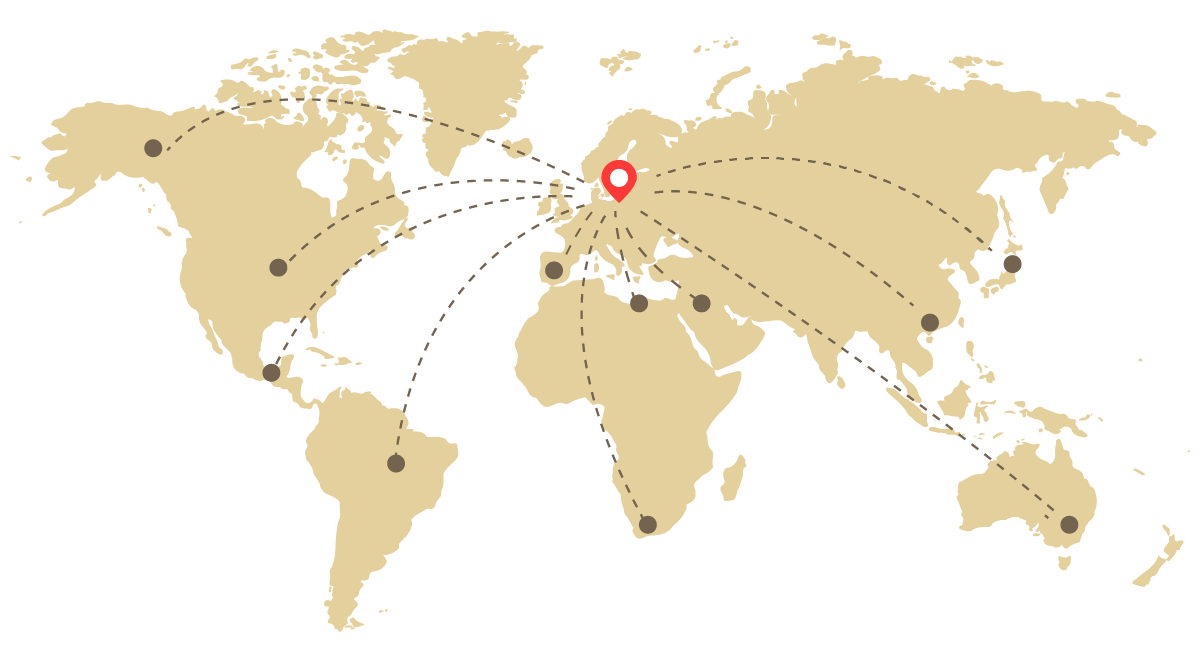 International sale and shipping of goods